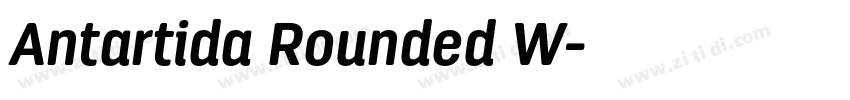 Antartida Rounded W字体转换